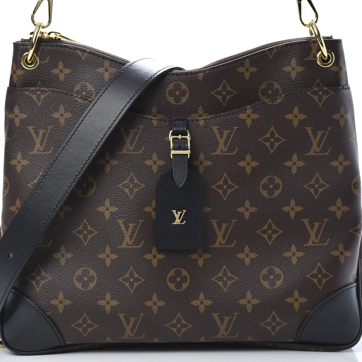 Louis Vuitton Monogram Odeon MM Black 8 of 11