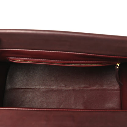 The Row Saddle Calfskin Sienna Shoulder Bag Burgundy 4 of 8