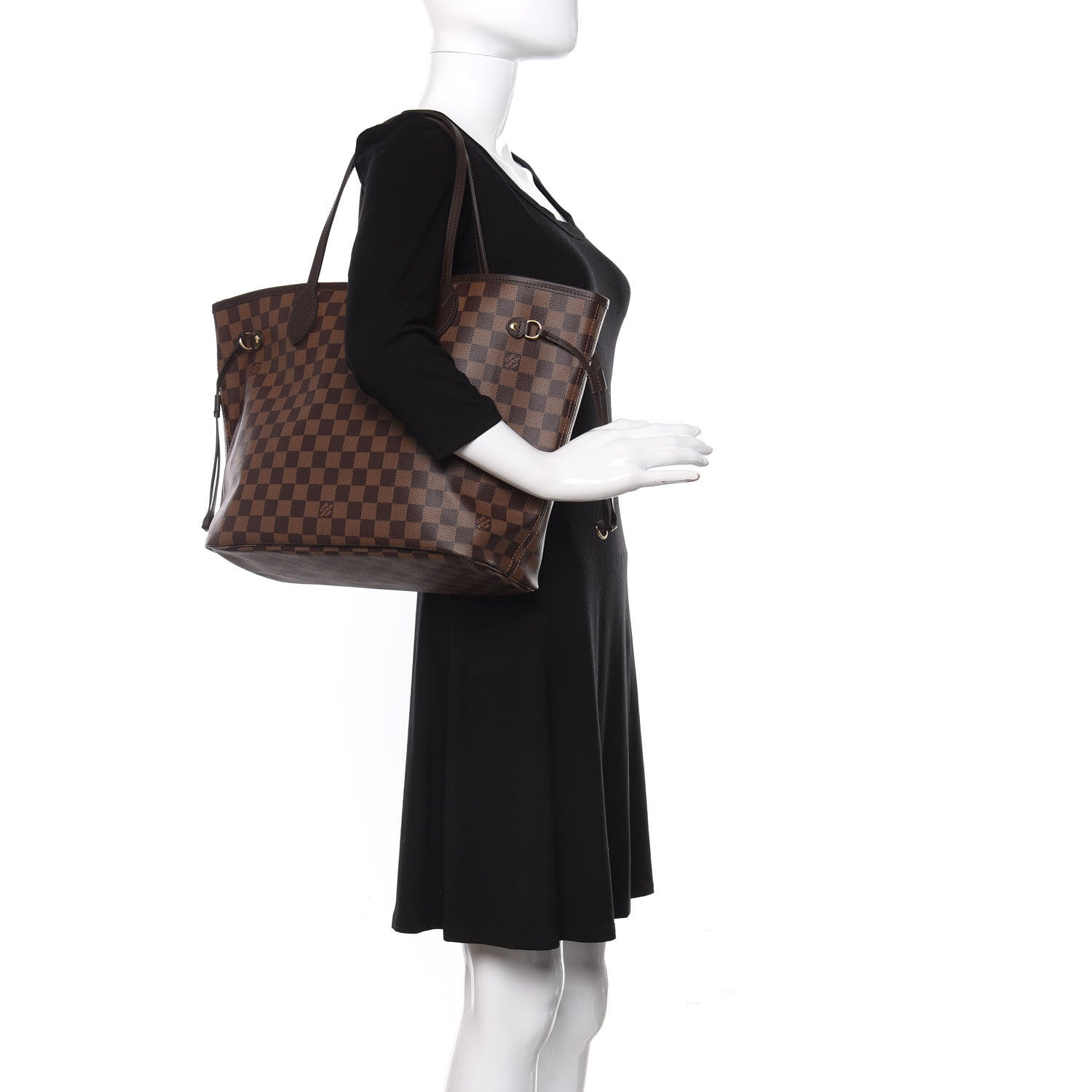 Louis Vuitton Damier Ebene Neo Neverfull MM 2 of 12