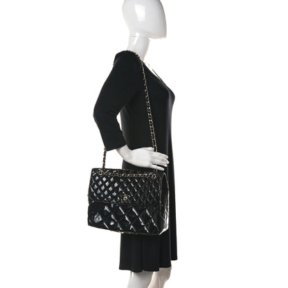 Chanel Vinyl Quilted In the Business Flap Bag Black 2 of 14