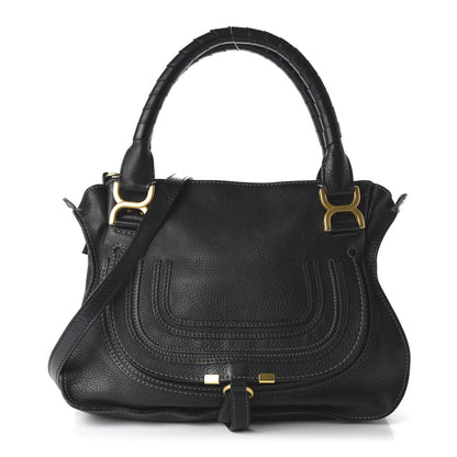 Chloe Calfskin Medium Marcie Satchel Black 1 of 10