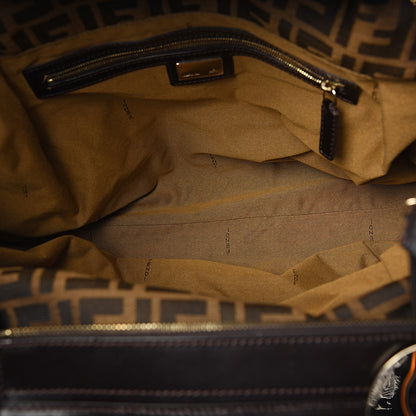 Fendi Zucca Large Chef Shopper Tote Tobacco 4 of 9