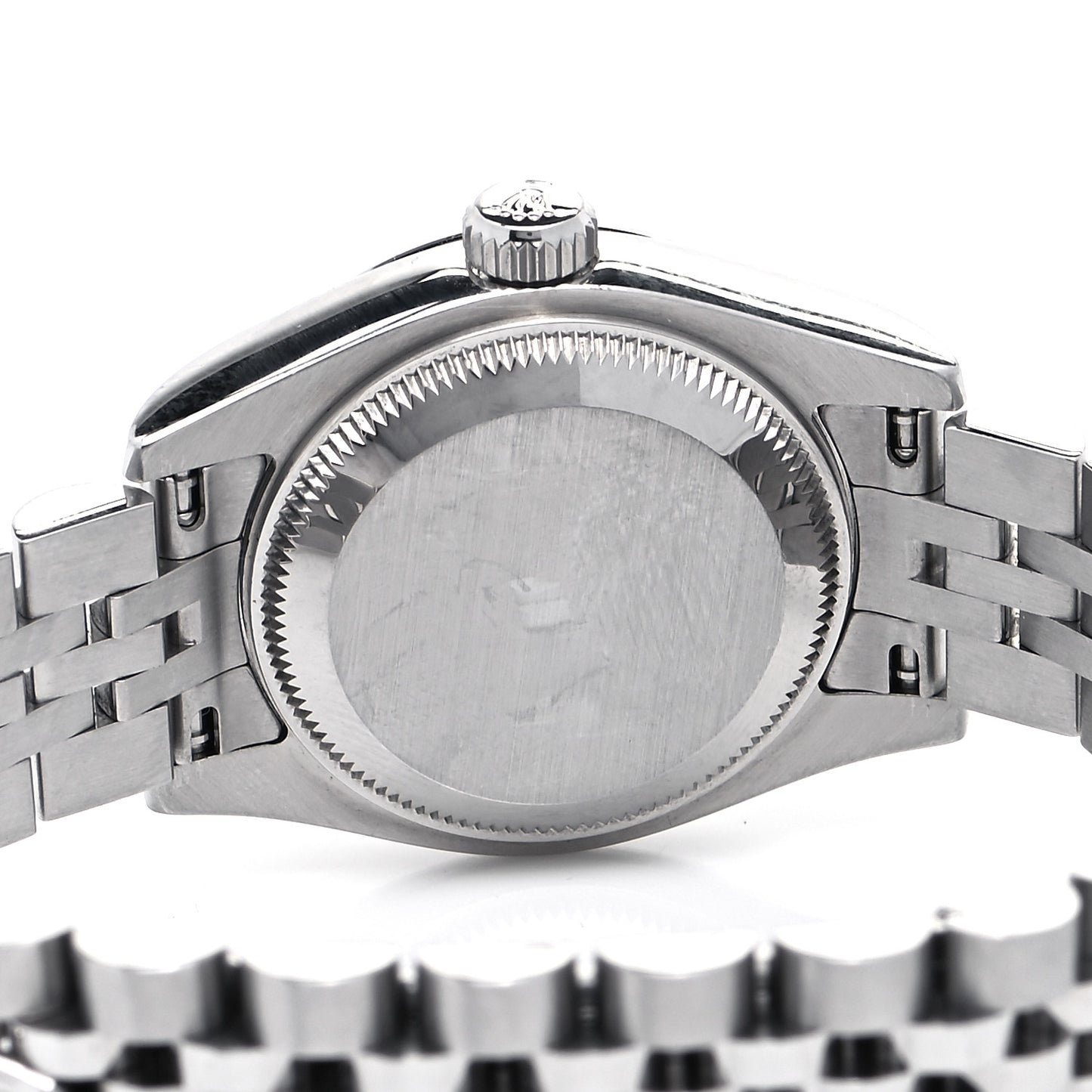 Stainless Steel 18K White Gold 26mm Oyster Perpetual Datejust Watch Pink Roman 179174