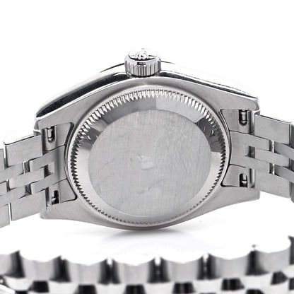 Rolex Stainless Steel 18K White Gold 26mm Oyster Perpetual Datejust Watch Pink Roman 179174 4 of 4
