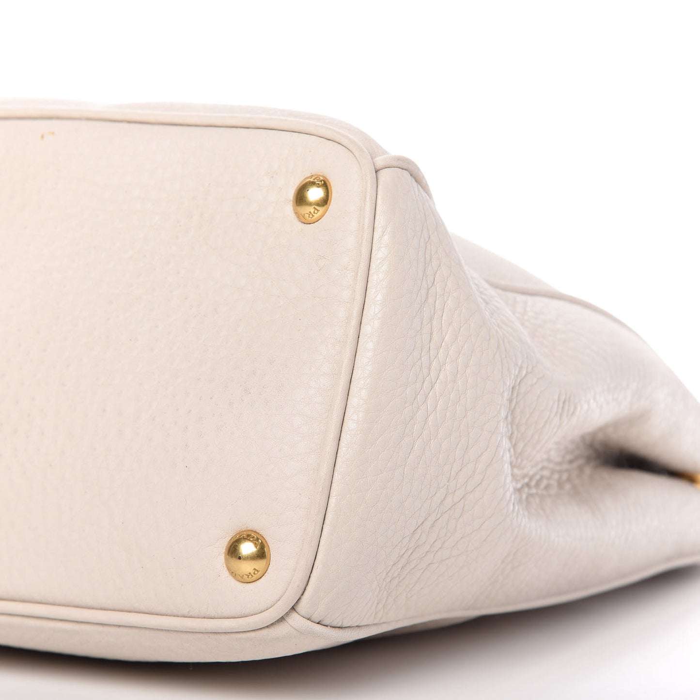 Vitello Daino Large Double Zip Tote Talco
