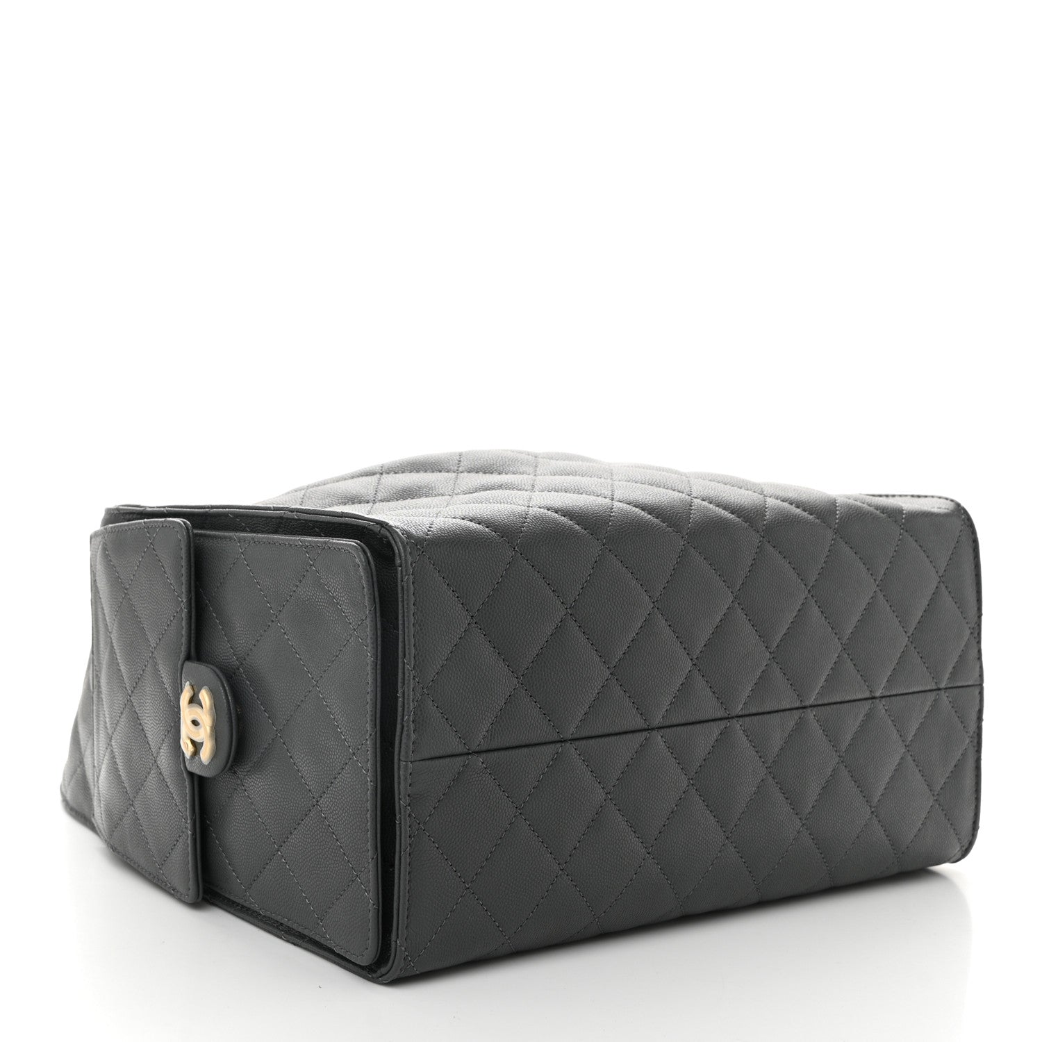 Chanel Caviar Quilted Medium Chanel 25 Handbag Dark Gray 5 of 11