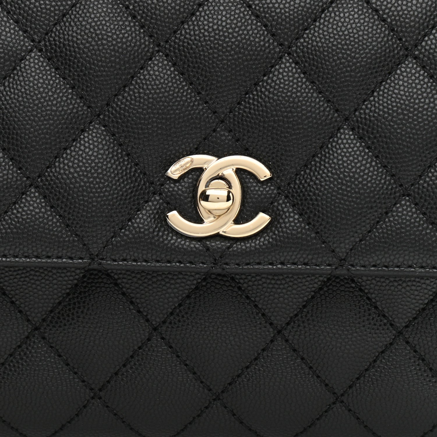 Chanel Caviar Quilted Mini Coco Handle Flap Black 8 of 9