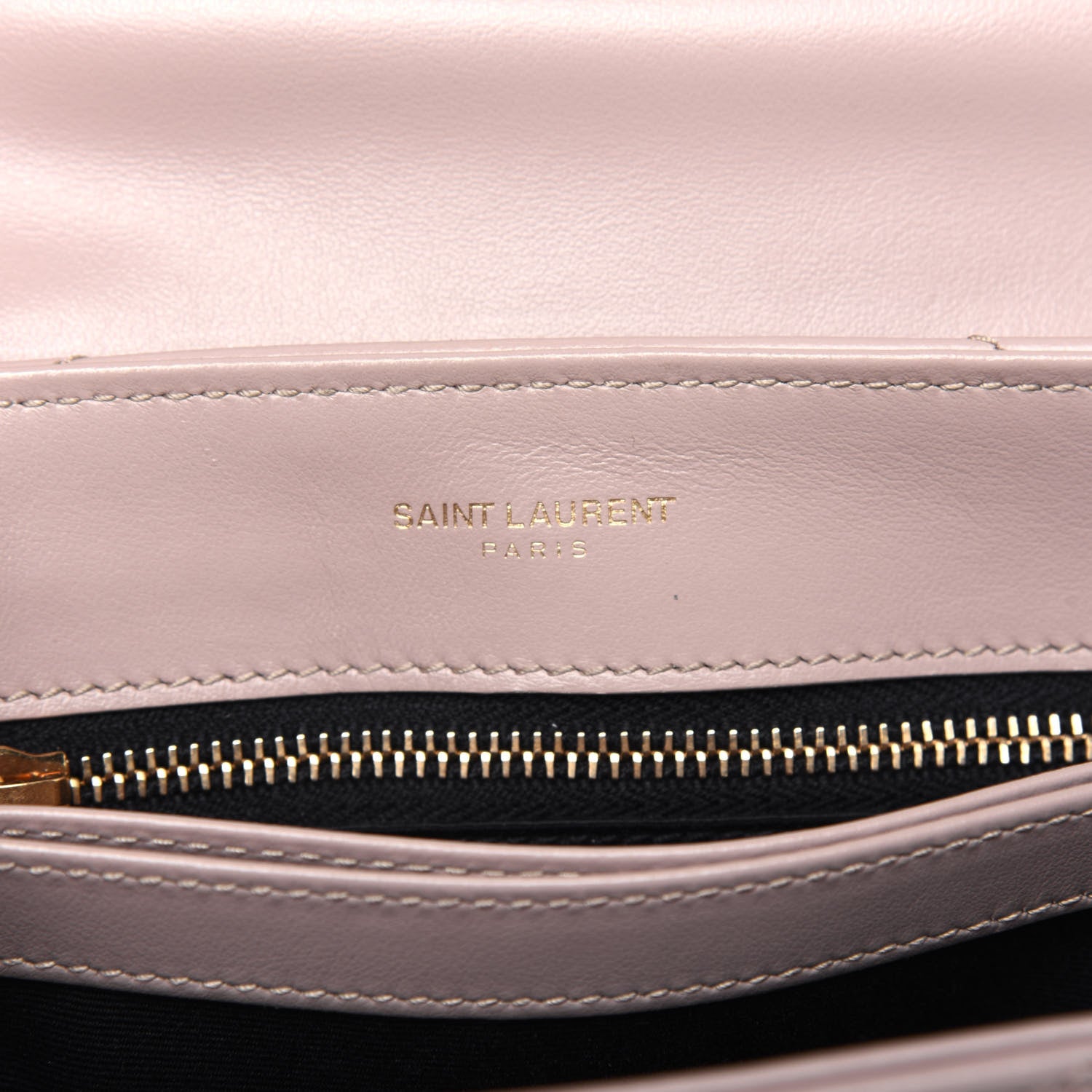 Saint Laurent Calfskin Y Quilted Monogram Toy Loulou Crossbody Bag Light Natural 6 of 13
