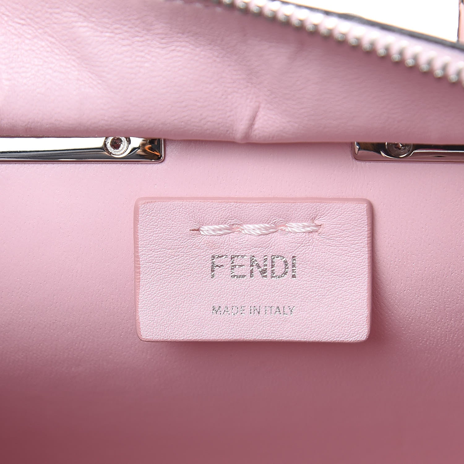 Fendi Vitello Dolce Plexiglass Flowerland Studded Mini 3Jours Tote Peonia Multicolor 6 of 11