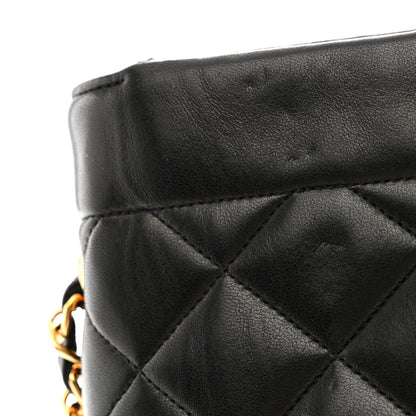 Chanel Lambskin Quilted Medium Single Flap Black 11 of 12