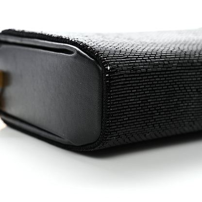 Valentino Garavani Beaded Rockstud Evening Clutch Black 7 of 8