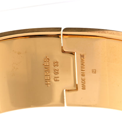 Hermes Enamel Wide Clic Clac H Bracelet PM White 4 of 4