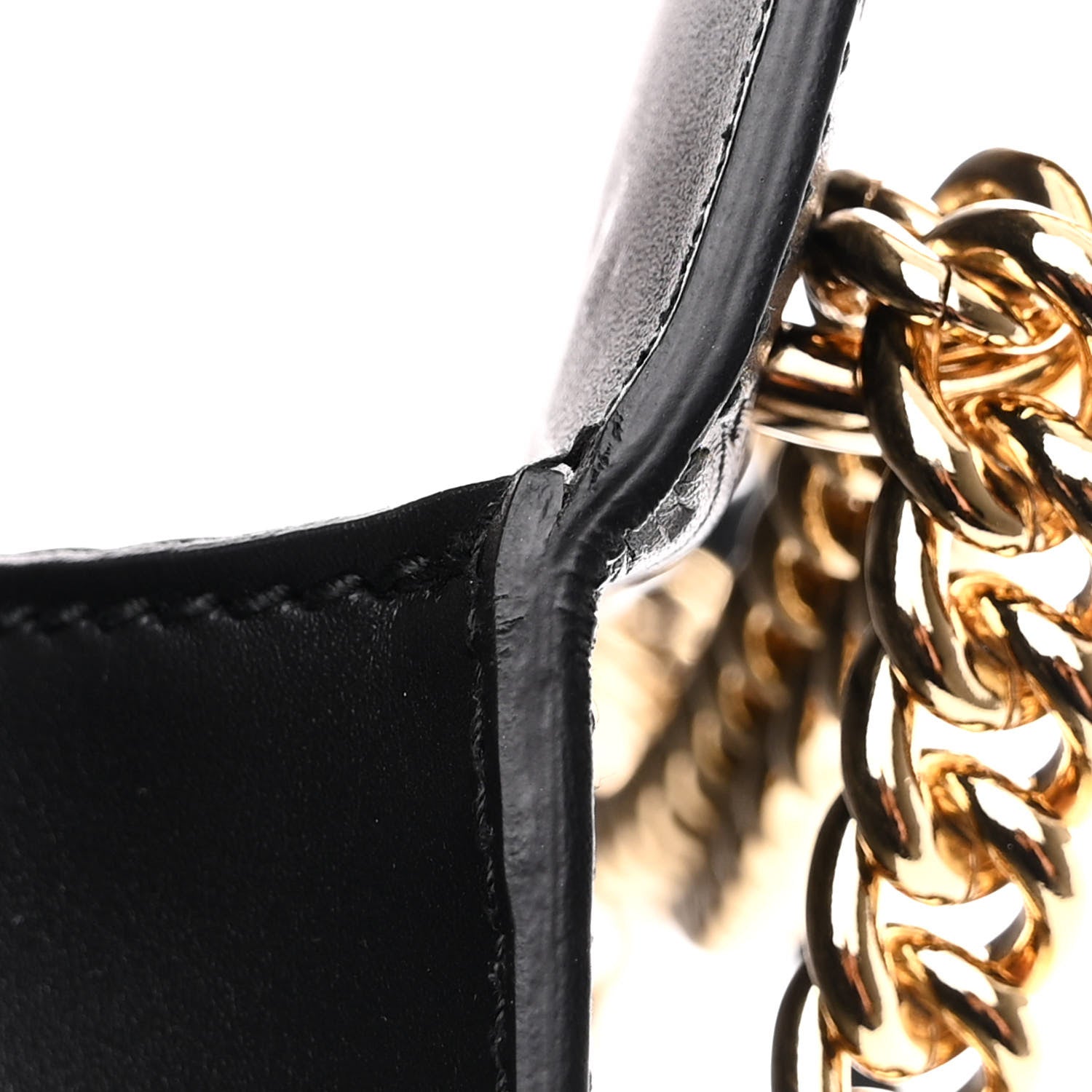 Gucci Guccissima Small Padlock Shoulder Bag Black 14 of 16