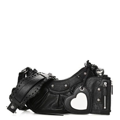 Balenciaga Agneau Arena Le Cagole Shoulder Bag XS Black 1 of 13