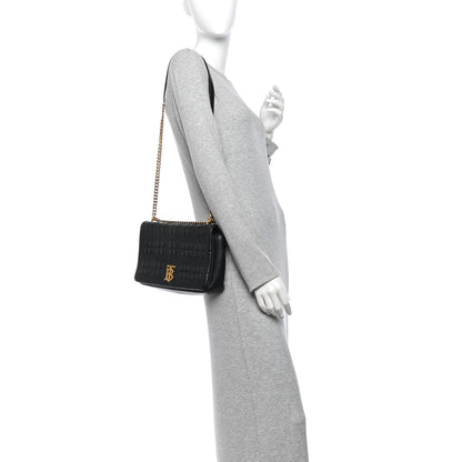 Burberry Lambskin Quilted Medium Lola Bag Black 2 of 14