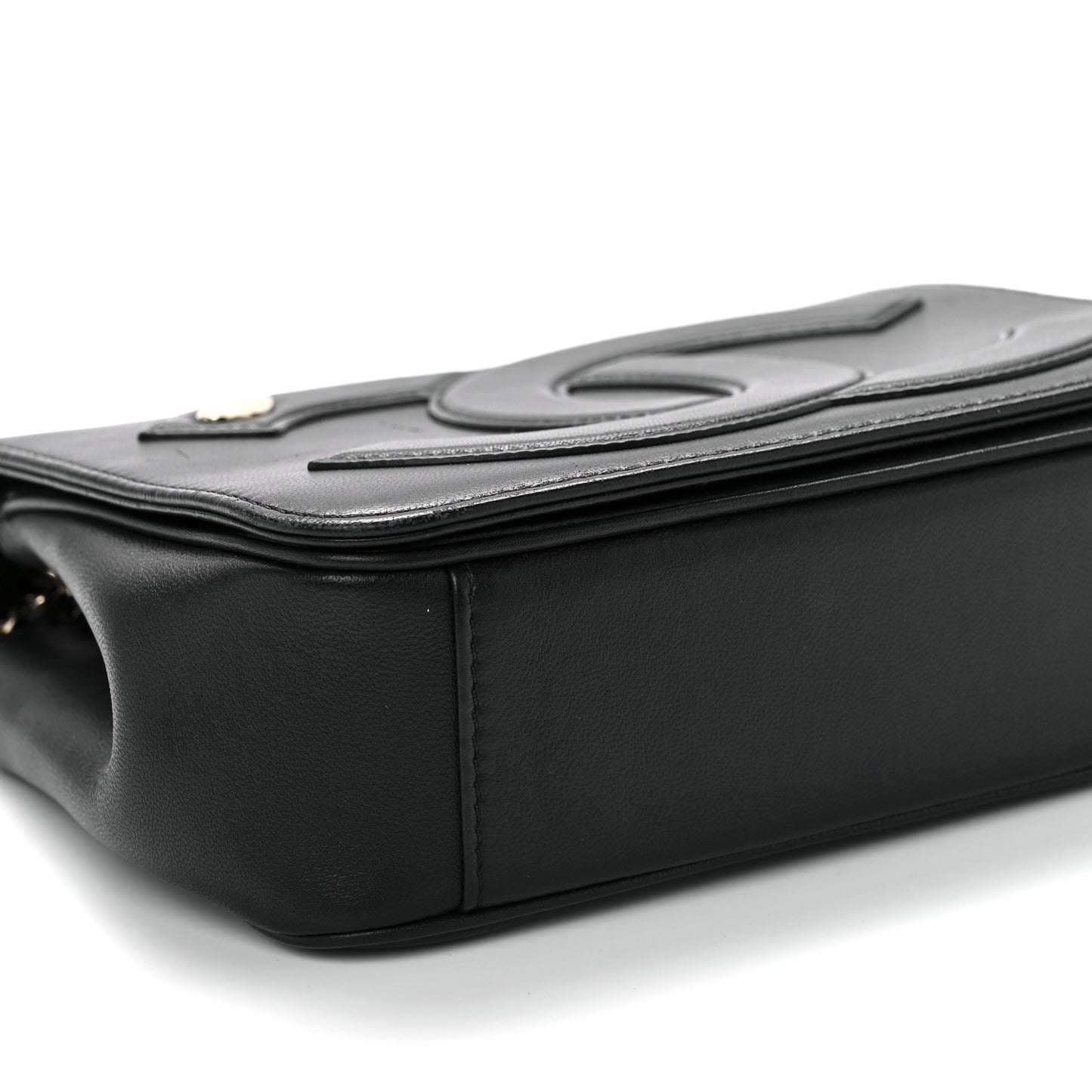 Lambskin CC Mania Flap Bag Black