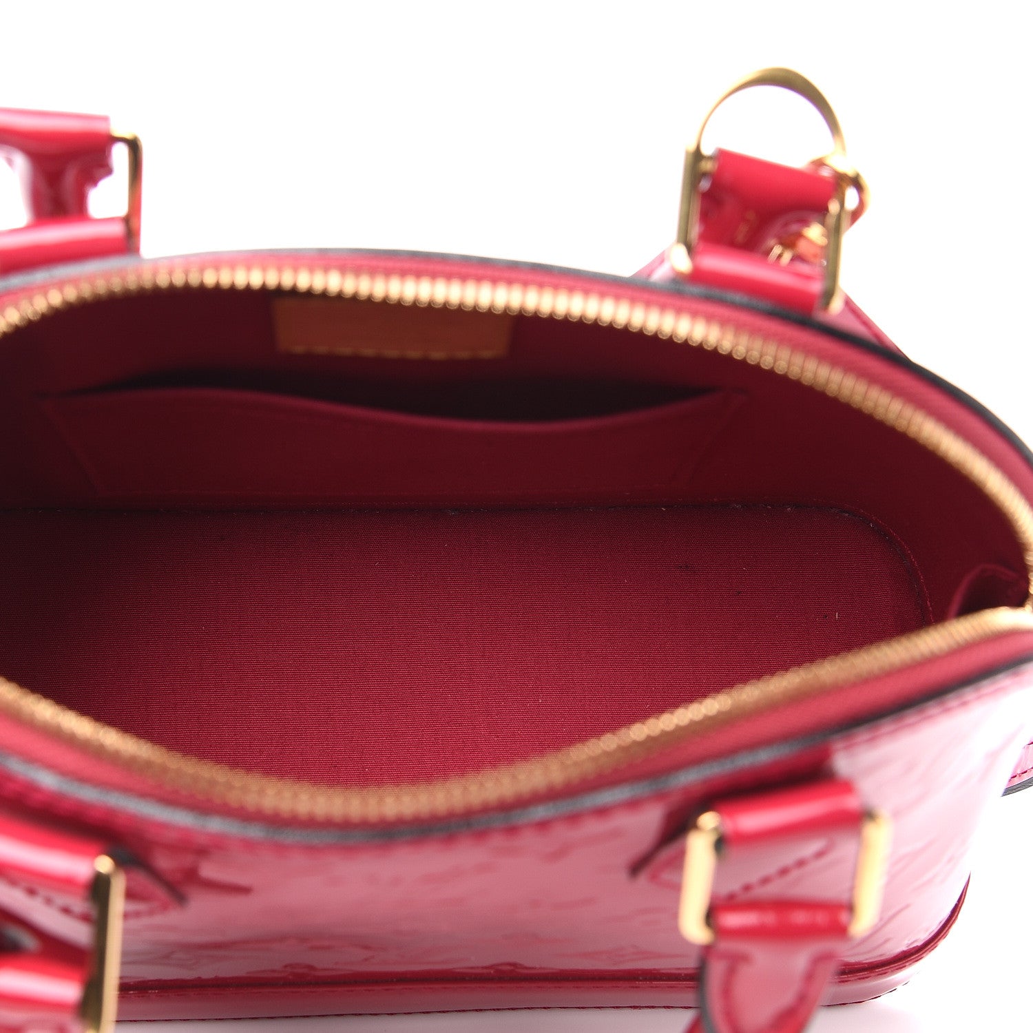 Louis Vuitton Vernis Alma BB Rose Indien 4 of 9