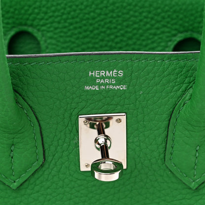 Hermes Togo Birkin 25 Bambou 6 of 17