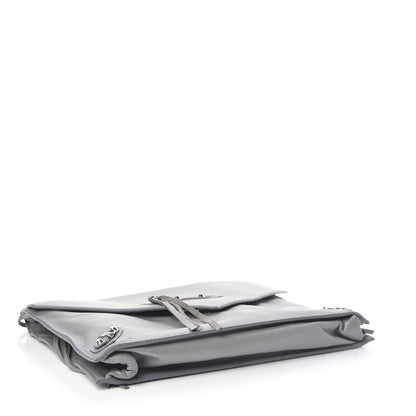 Balenciaga Veau Papier Sight Clutch Gris Metal 4 of 10