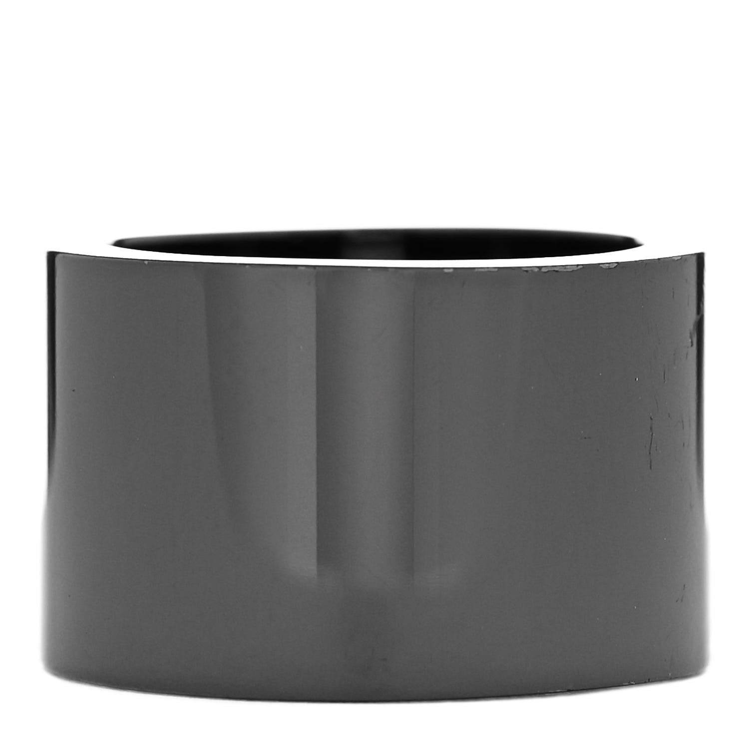 Gucci Ruthenium Sterling Silver Logo Ring 47 4 3 of 6