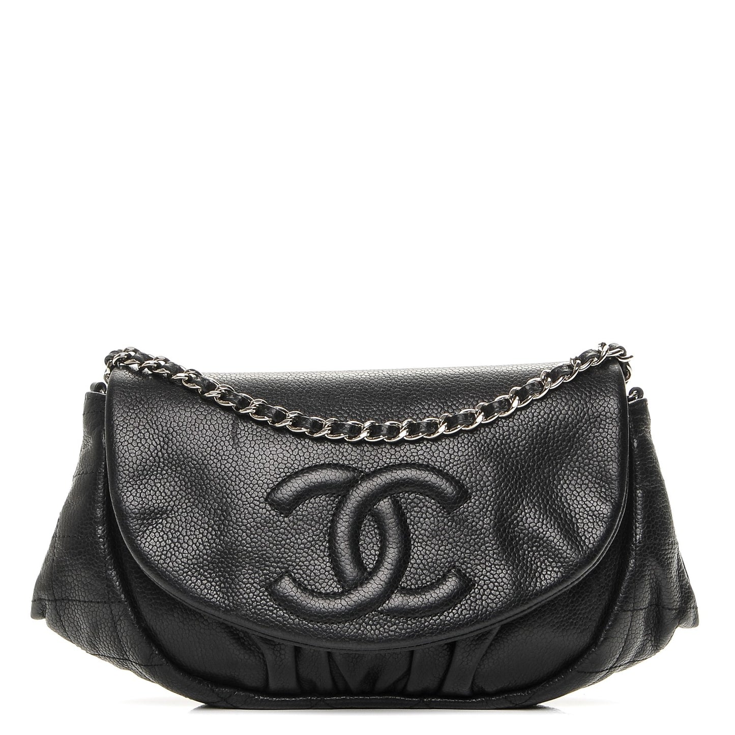 Caviar Half Moon Wallet On Chain WOC Black