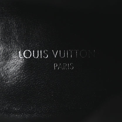 Louis Vuitton Calfskin Monogram Afterglow Platform Ankle Boots 38.5 Black 7 of 14
