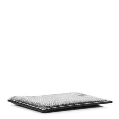 Loewe Soft Grained Calfskin Plain Card Holder Black 4 of 7