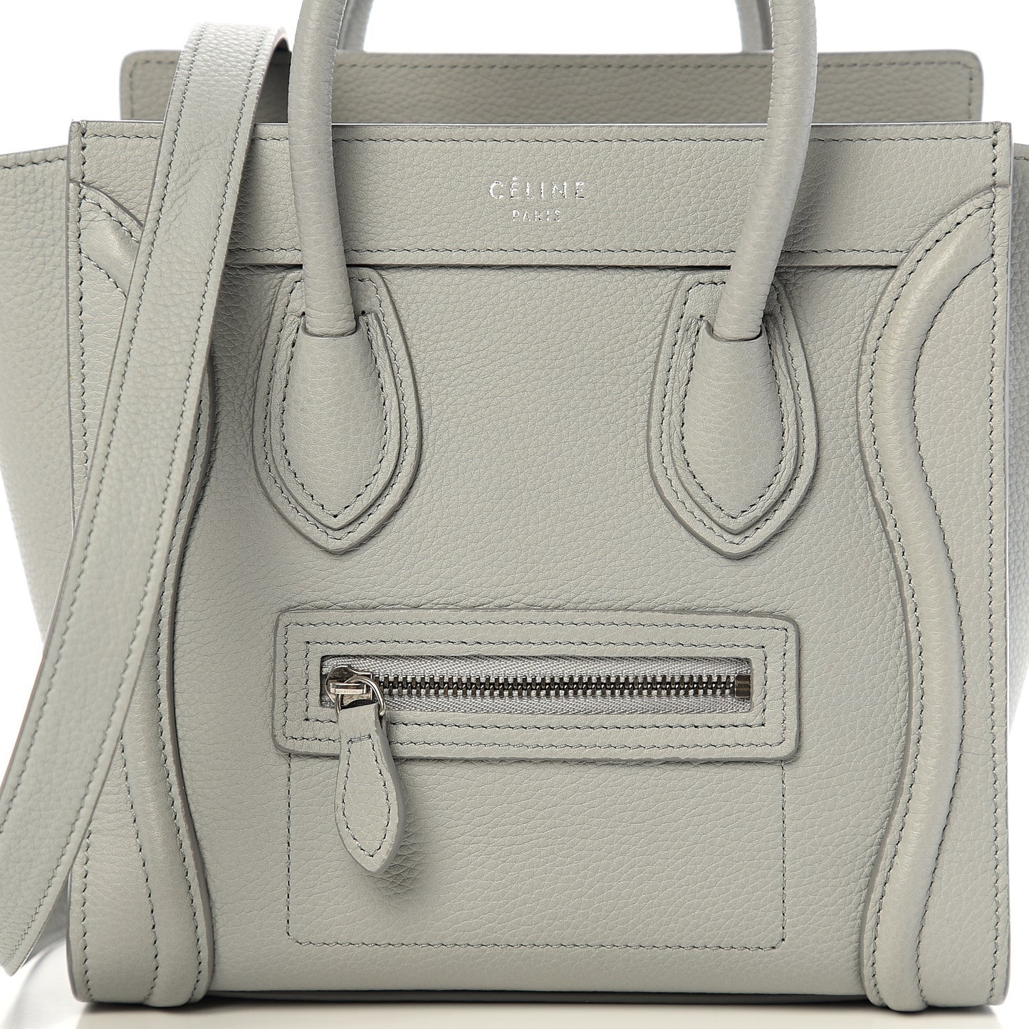 Drummed Calfskin Nano Luggage Lune