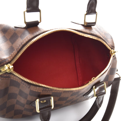 Louis Vuitton Damier Ebene Speedy Bandouliere 25 6 of 8