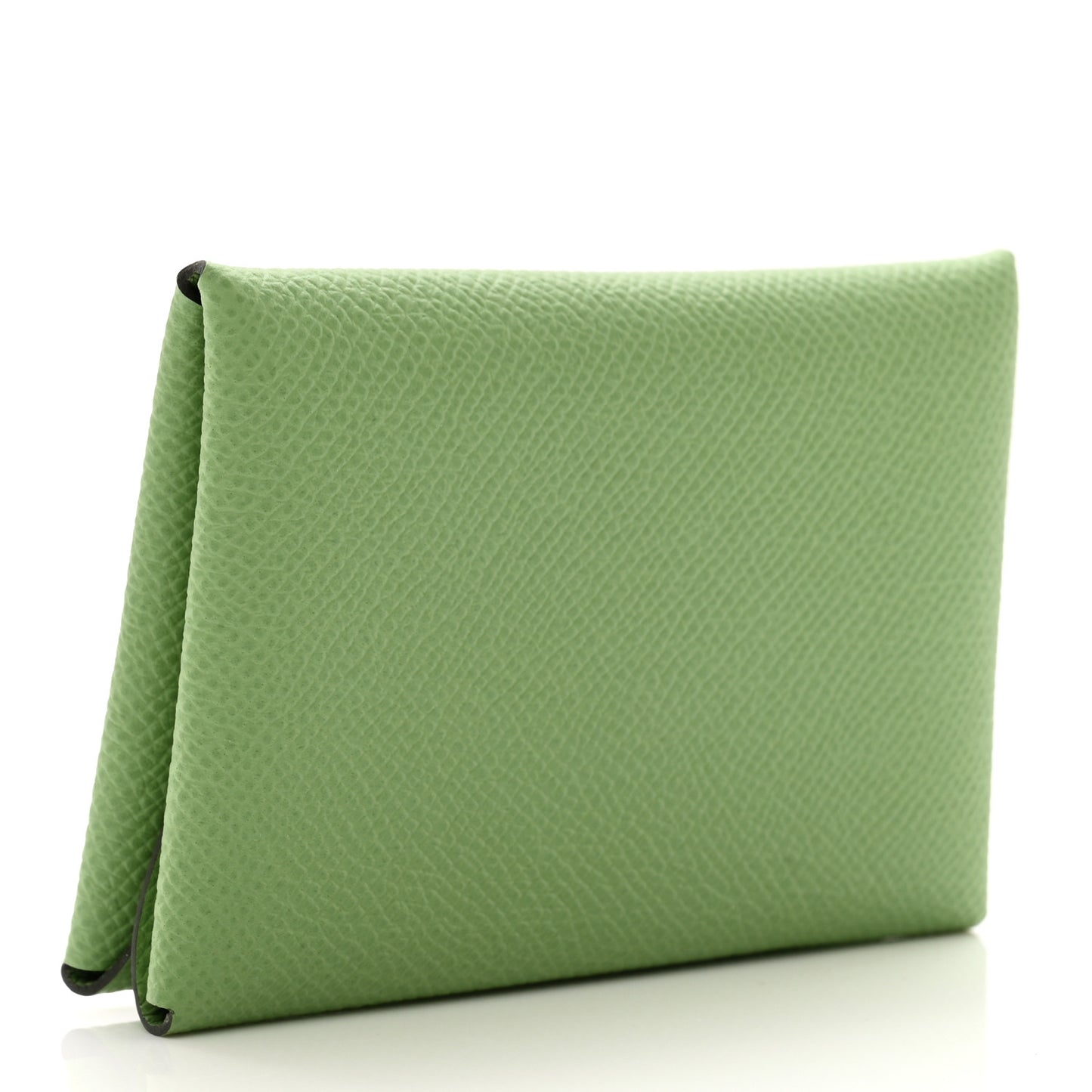 Epsom Calvi Duo Card Case Vert Criquet