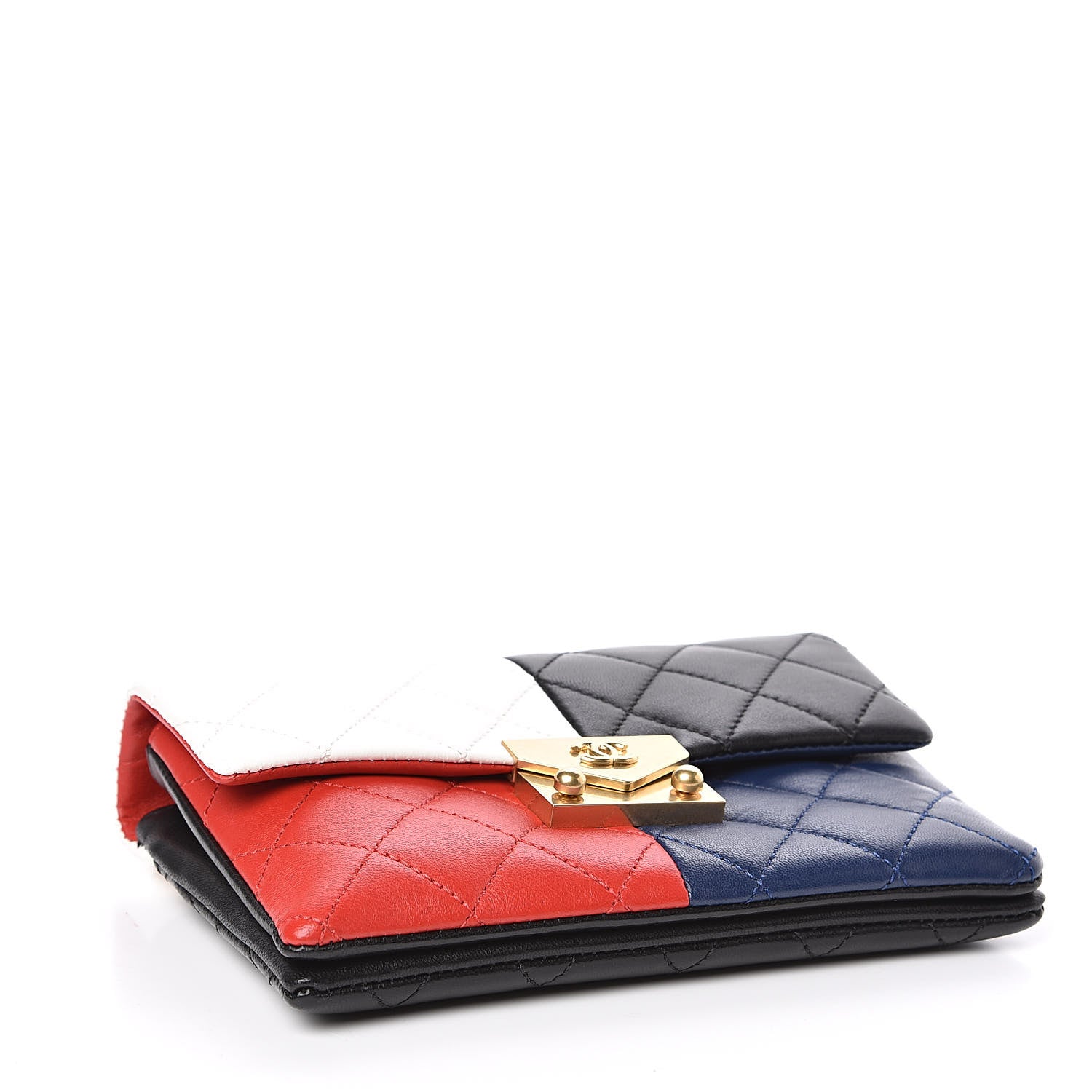 Chanel Lambskin Quilted Yin Yang Flap Red White Blue Black 4 of 11
