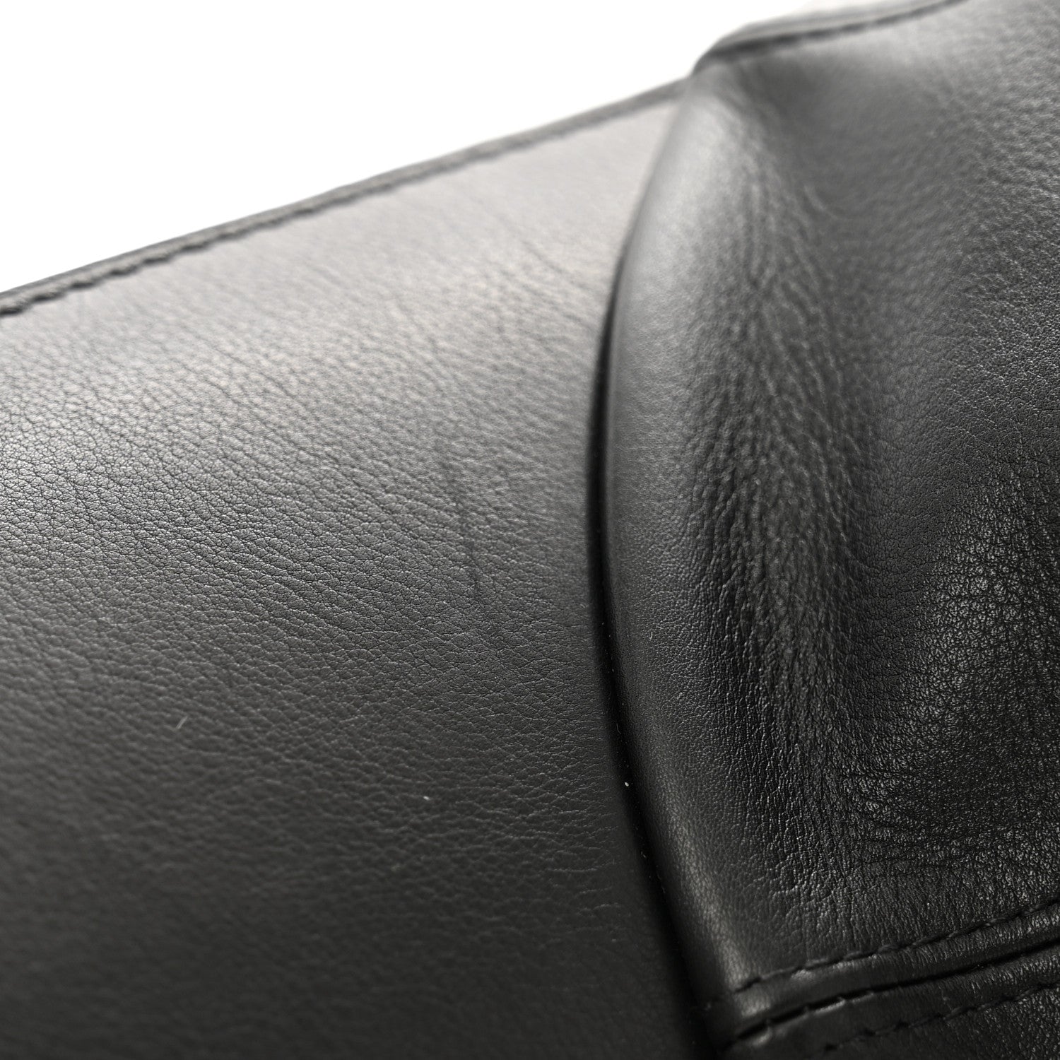 Hermes Newton Calfskin Riley Cap 59 Black 9 of 10