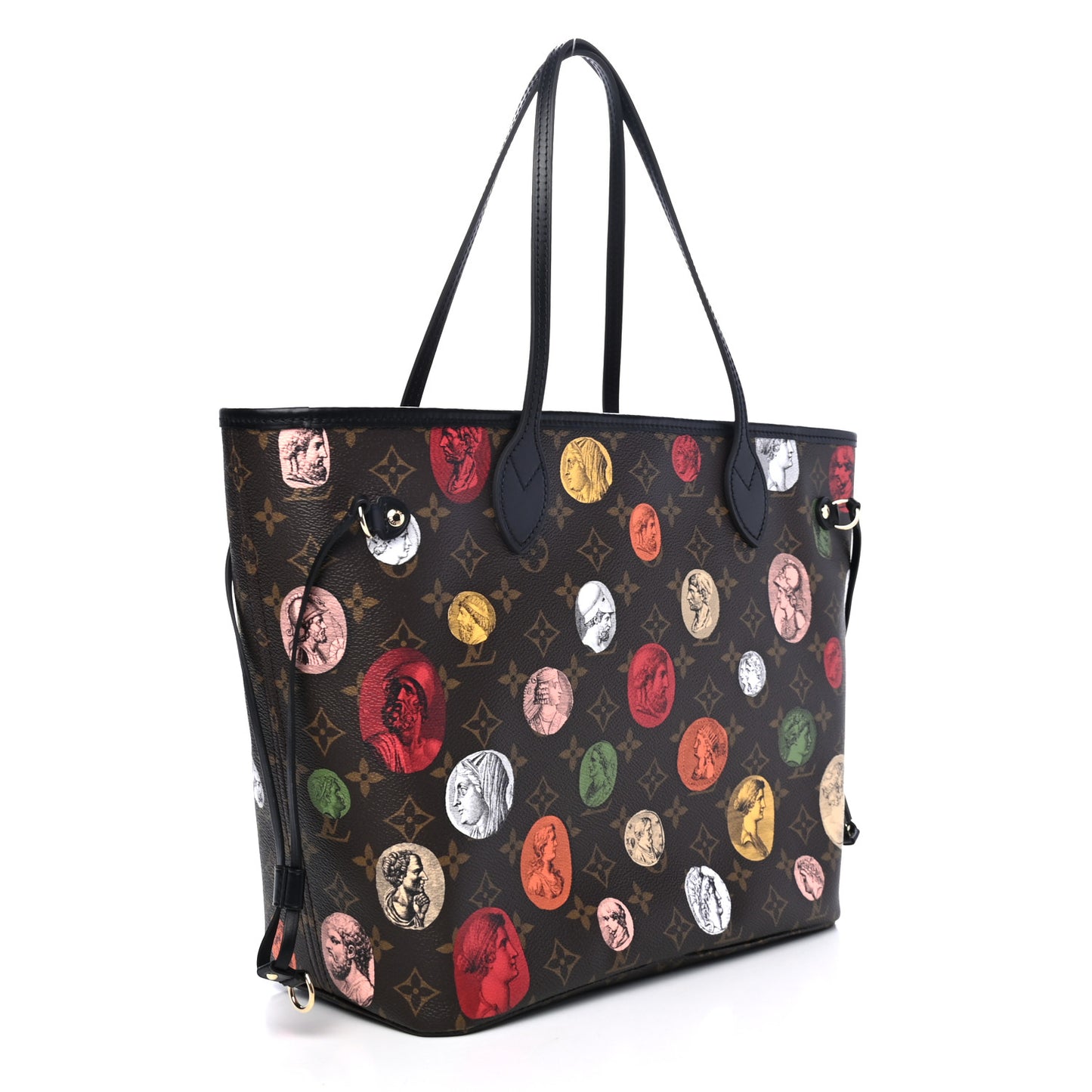 X FORNASETTI Monogram Cameo Neverfull MM