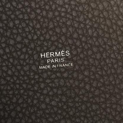 Hermes Taurillon Clemence Picotin Lock 18 PM Etoupe 6 of 11