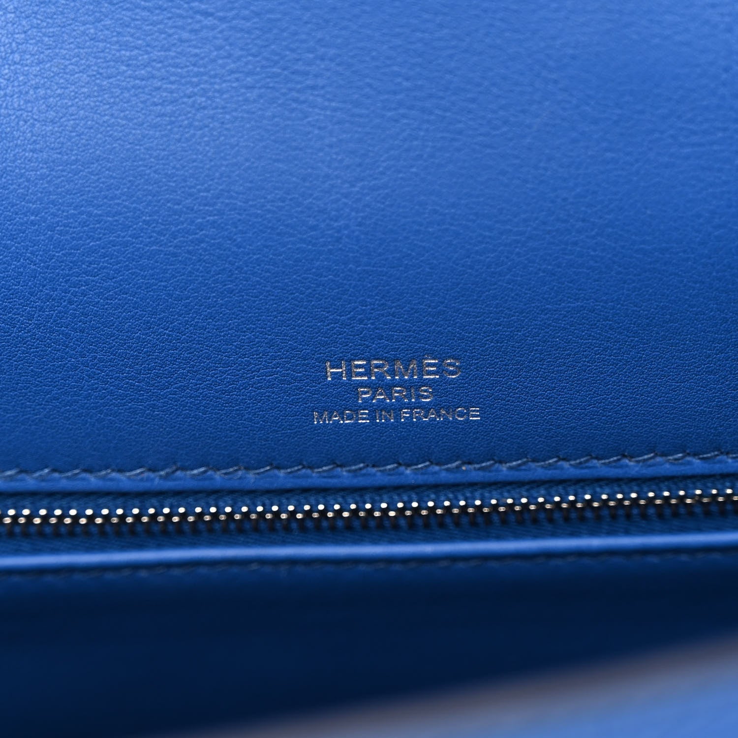 Hermes Toile Swift Kelly Sellier 28 Ecru Bleu France 6 of 11