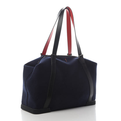 Christian Louboutin Canvas Calfskin Bagdamon Duffle Black 3 of 8