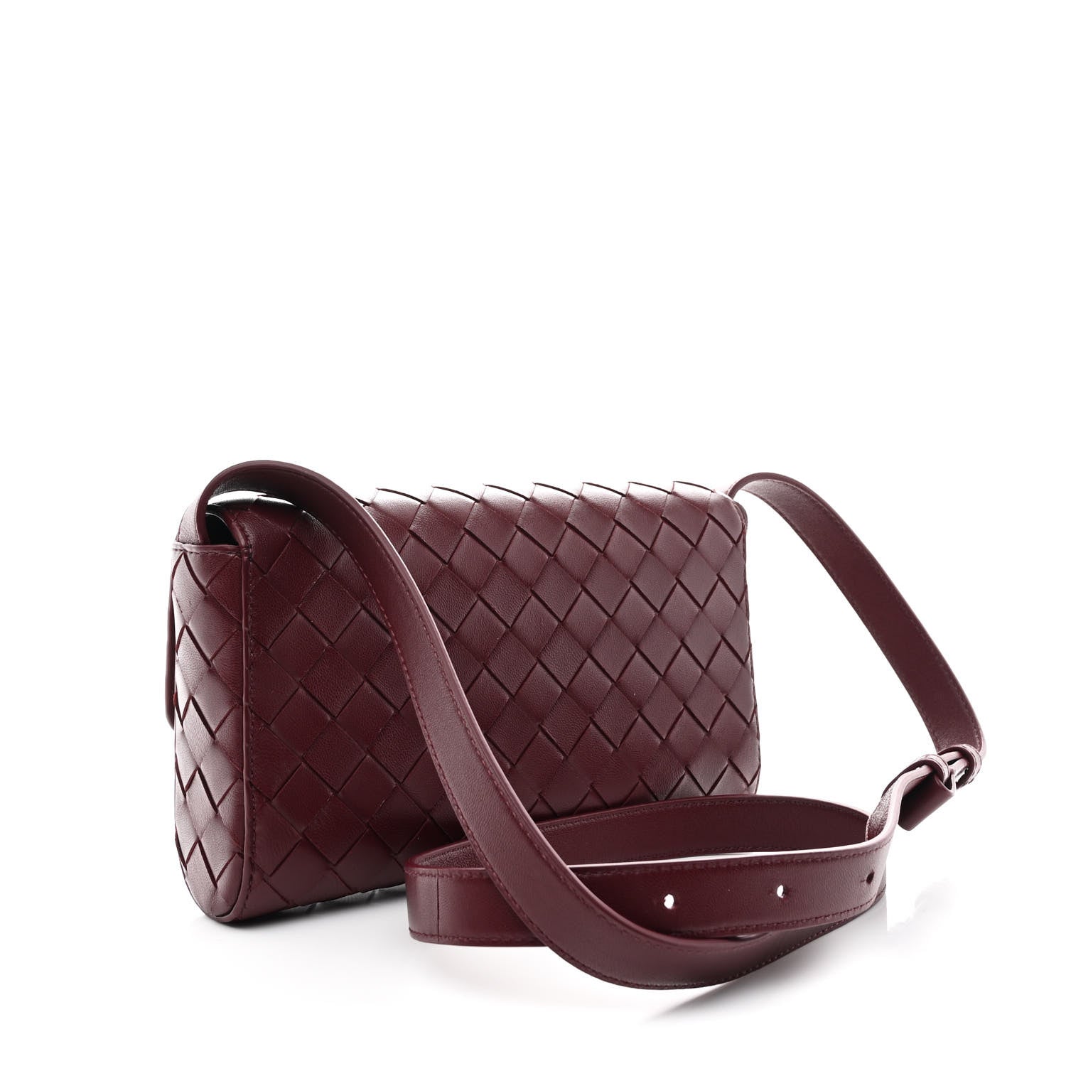 Bottega Veneta Nappa Intrecciato Mini Andiamo Crossbody Bag Barolo 3 of 10