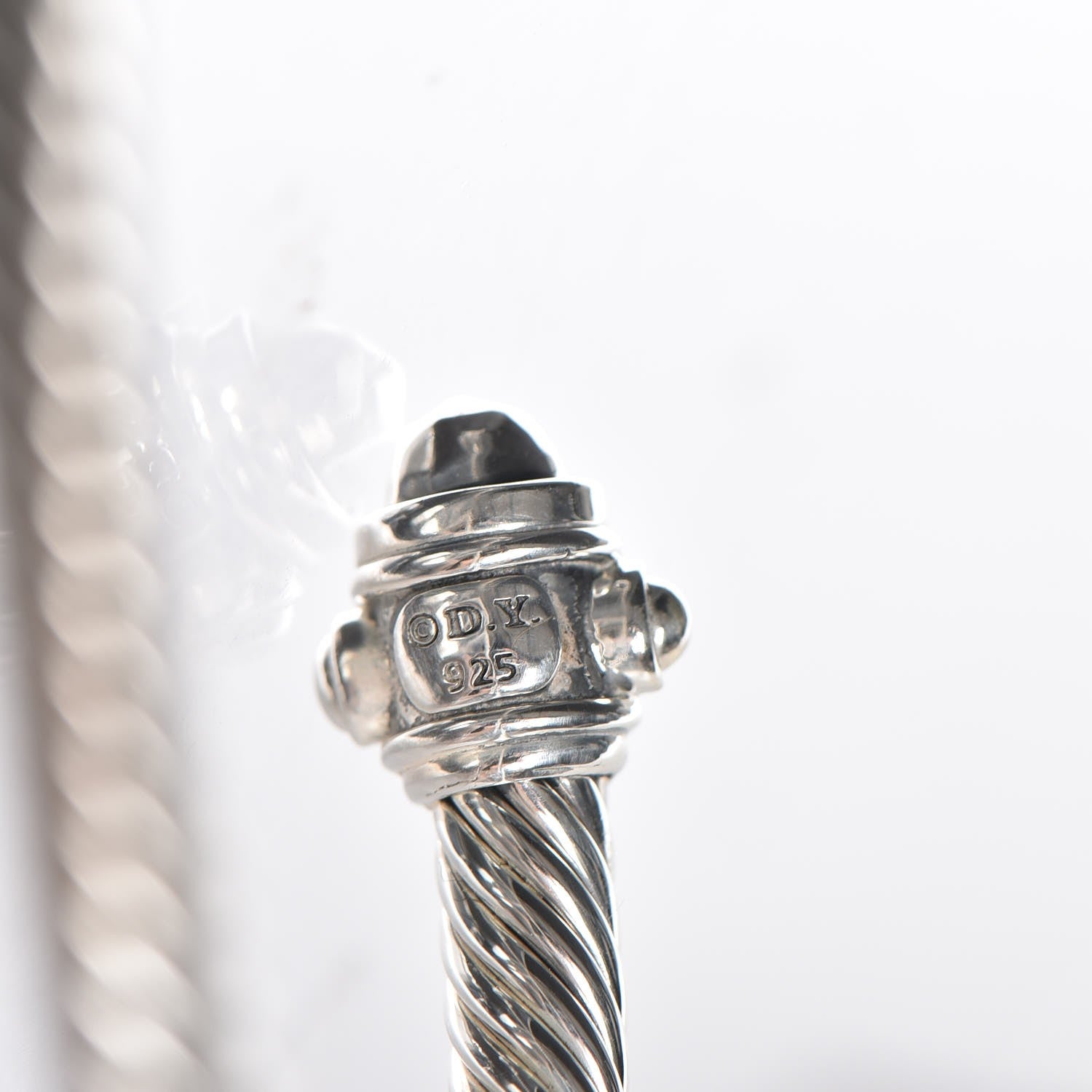 David Yurman Sterling Silver 5mm Renaissance Bracelet 4 of 4