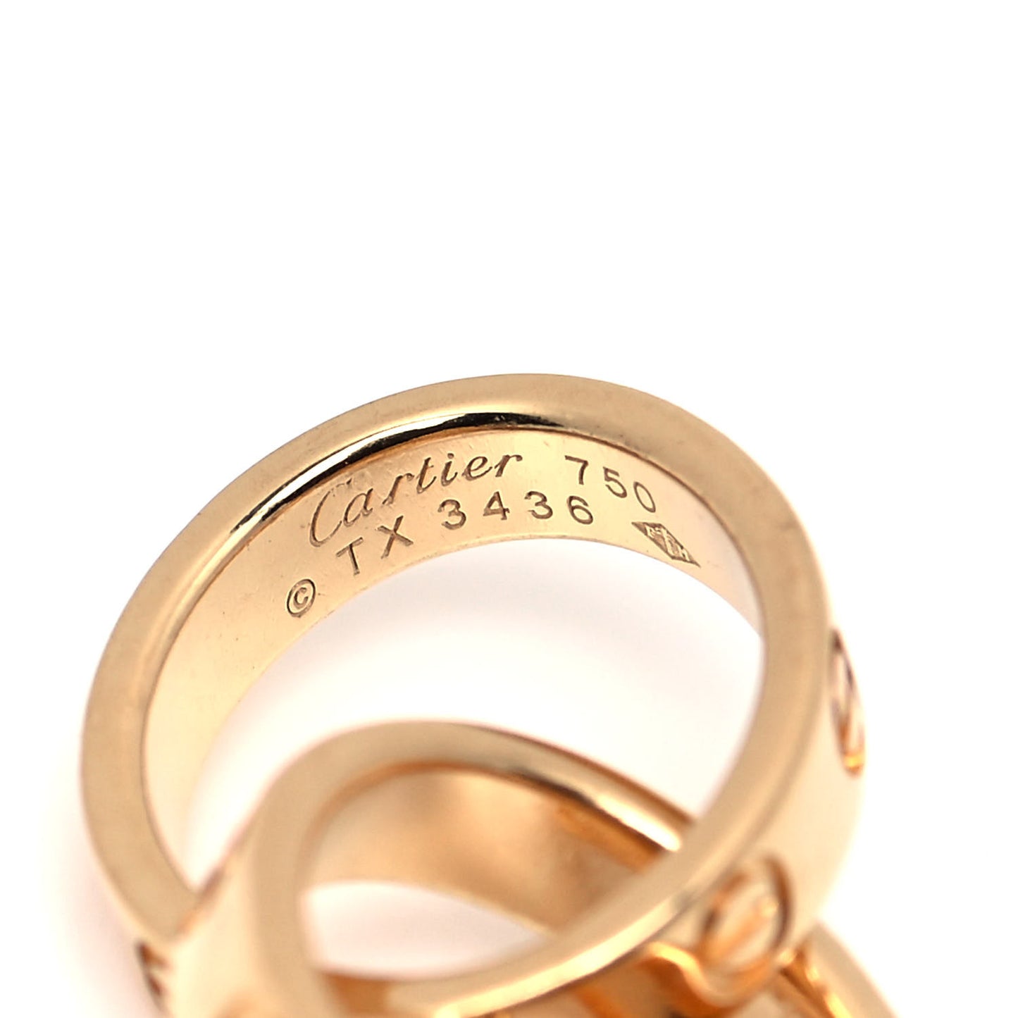 18K Yellow Gold Interlocking LOVE Bracelet