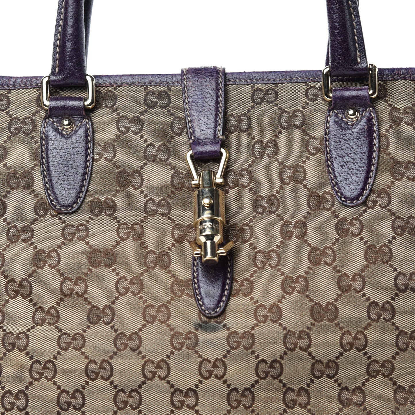 Monogram Piston Lock Tote Ebony