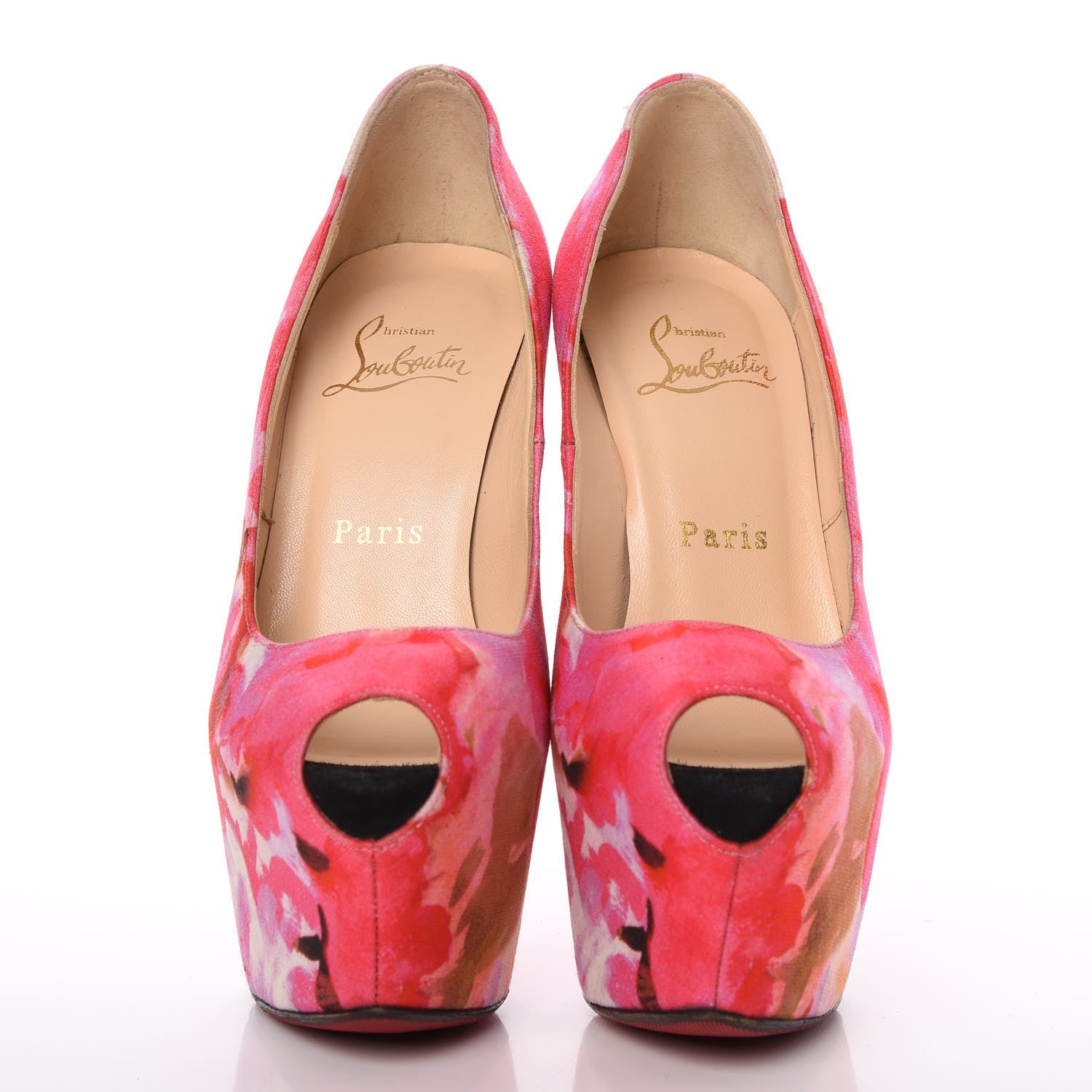 Christian Louboutin Satin Floral Highness 160 Pumps 35 2 of 10