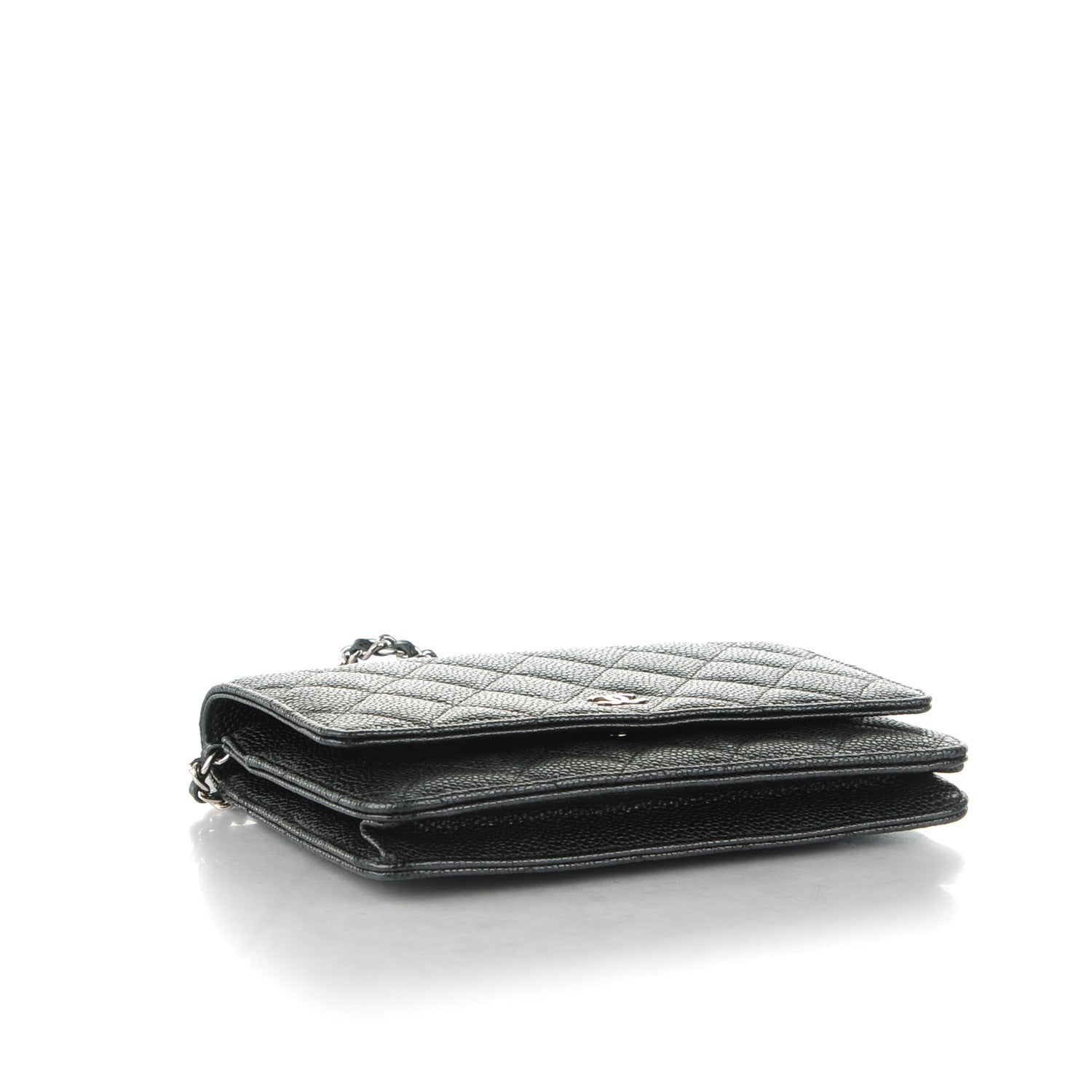 Chanel Caviar Quilted Wallet On Chain WOC Black 4 of 8