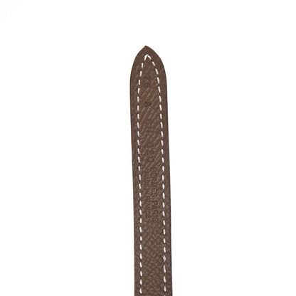 Hermes Epsom 13mm Belt Strap 75 White Etoupe 5 of 6