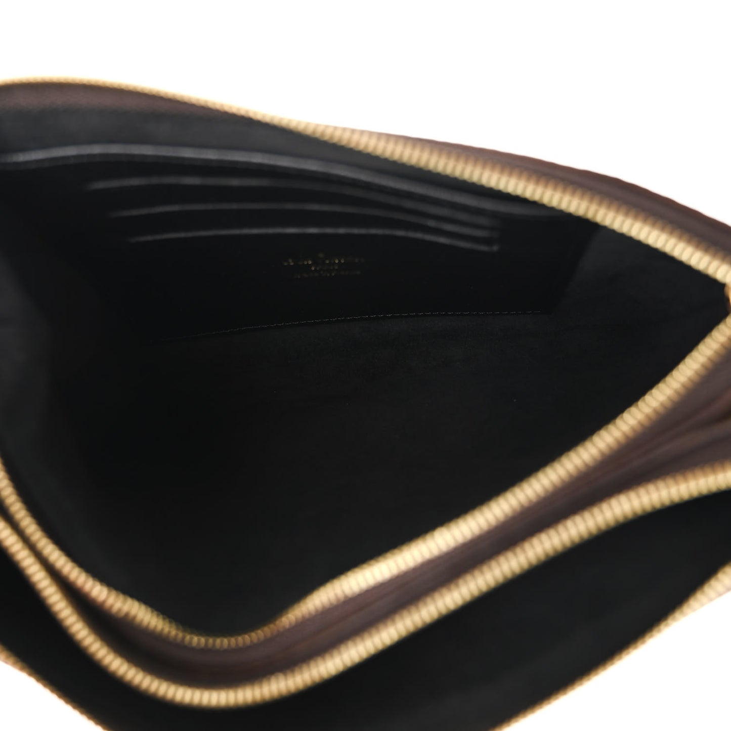 Reverse Monogram Giant Double Zip Pochette