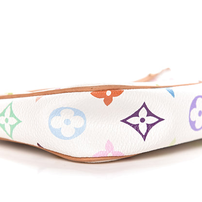 Louis Vuitton Monogram Multicolor Pochette Accessories White 8 of 10