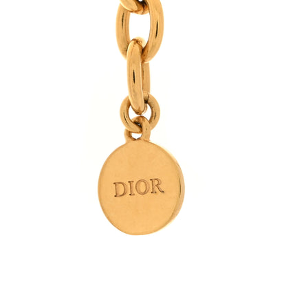 Christian Dior Metal CD Choker Necklace Gold 5 of 5