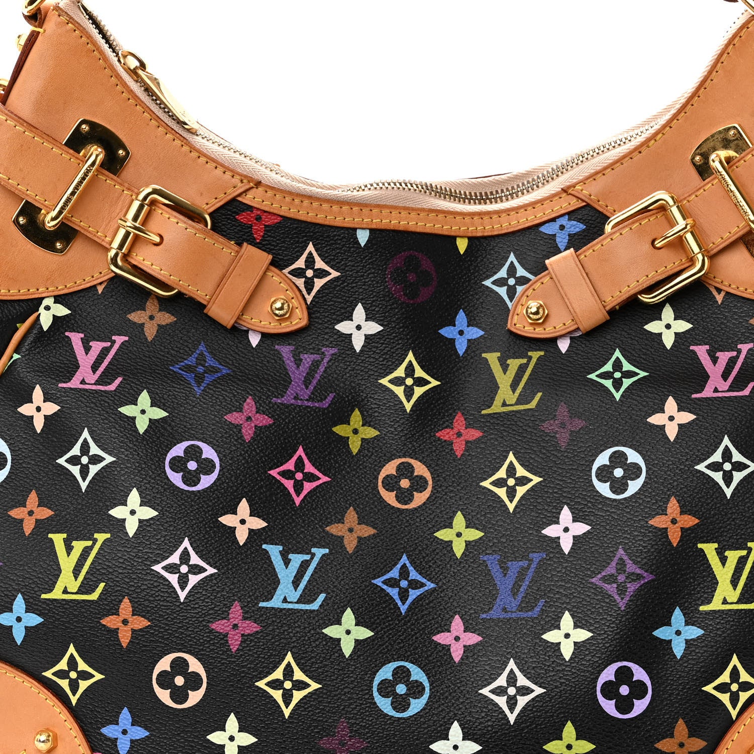Louis Vuitton Monogram Multicolor Greta Black 7 of 9