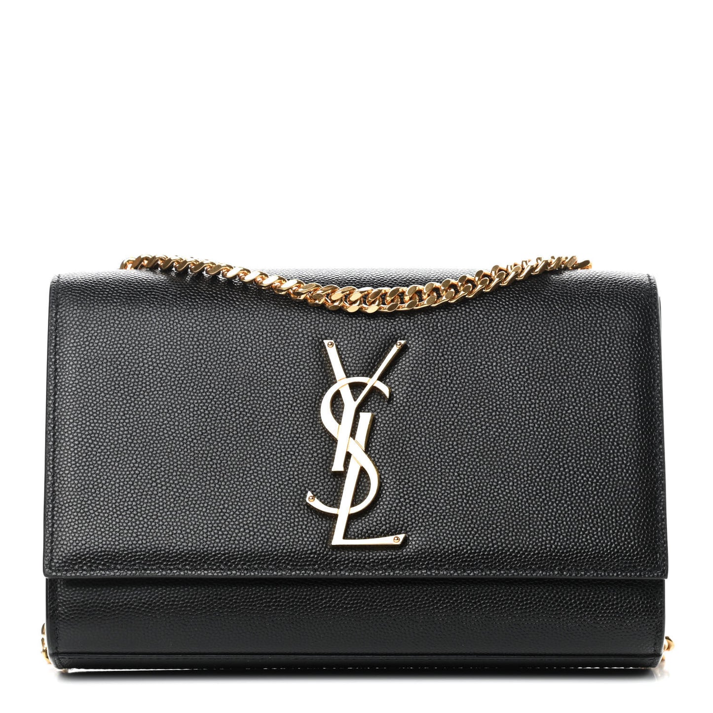 Grain De Poudre Small Monogram Kate Satchel Black
