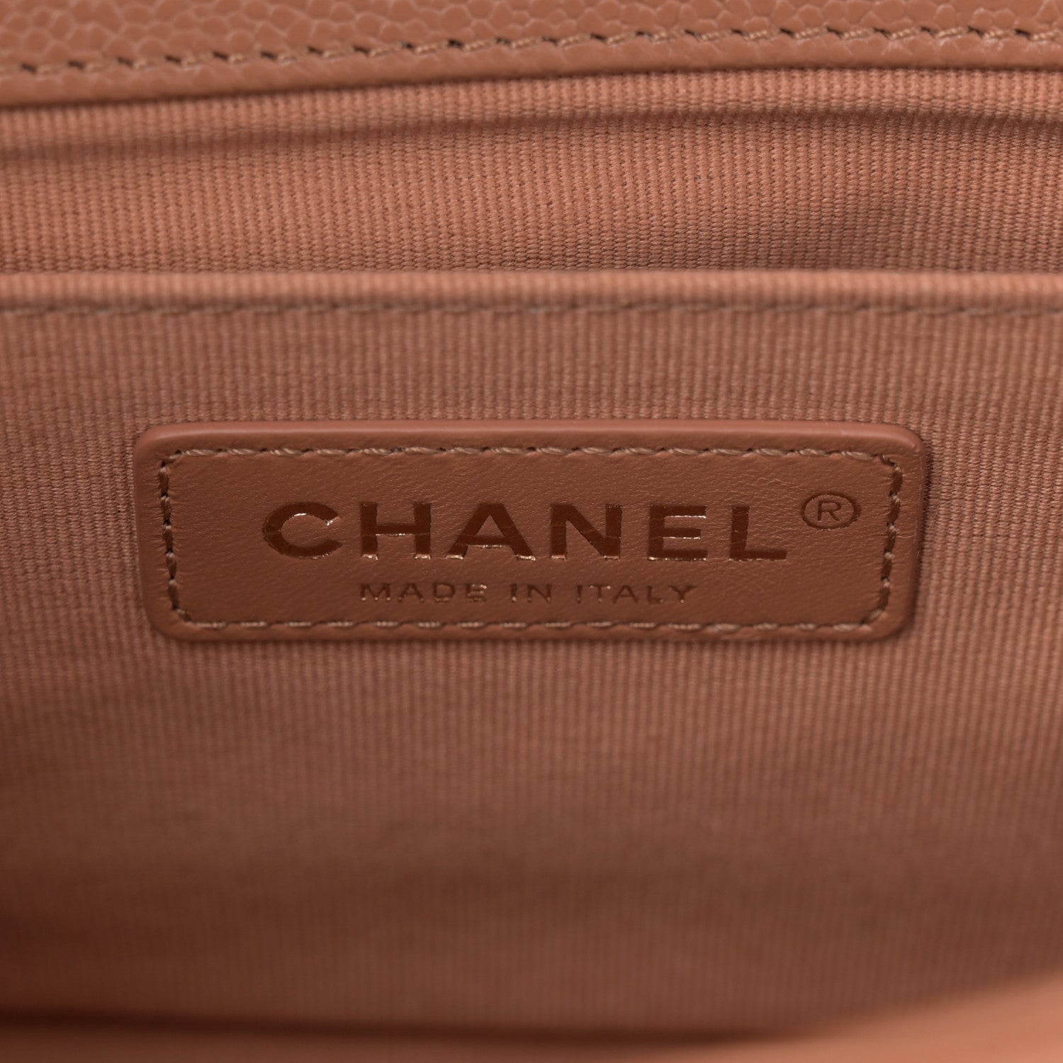 Chanel Caviar Quilted Medium Boy Flap Brown 6 of 11