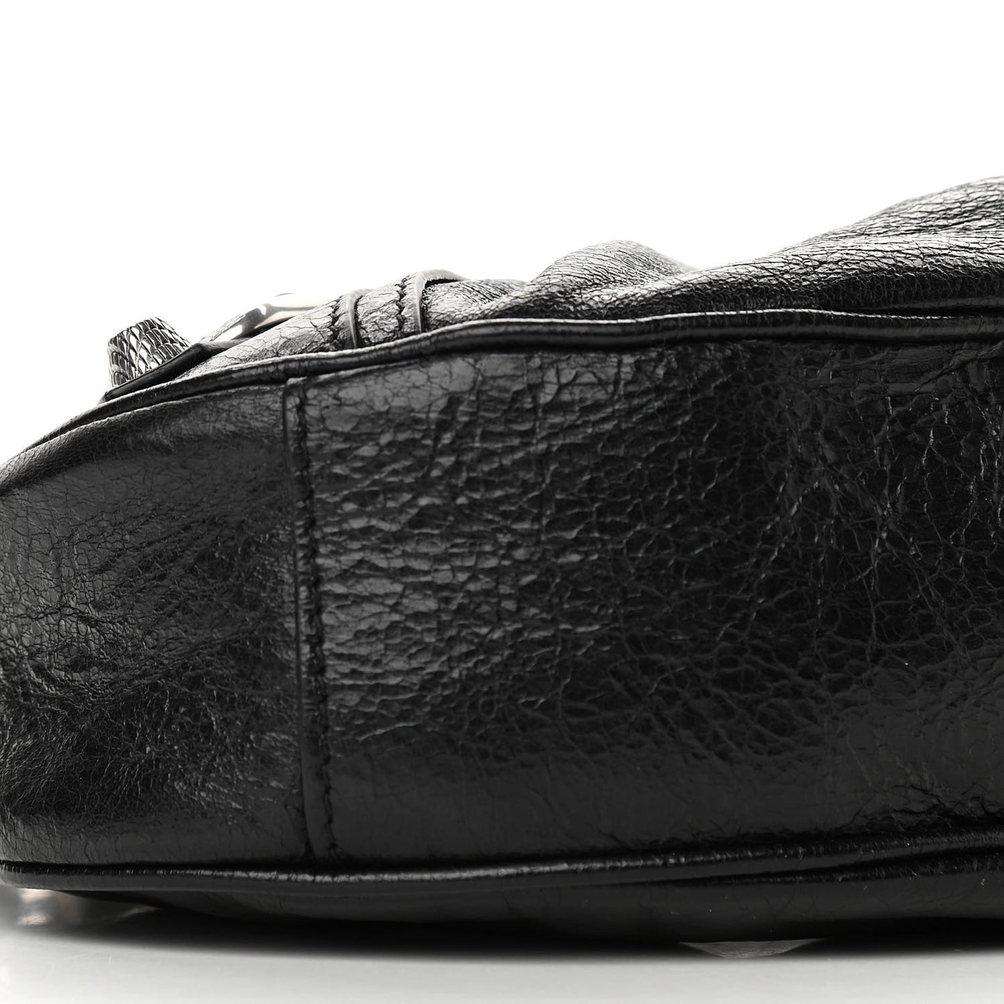 Agneau Arena Le Cagole Shoulder Bag XS Black
